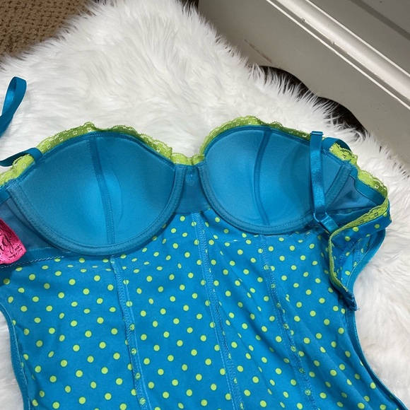 Victorias Secret Vintage Sexy Little Things Polka Dot Romper Cosplay Costumes - Picture 11 of 13